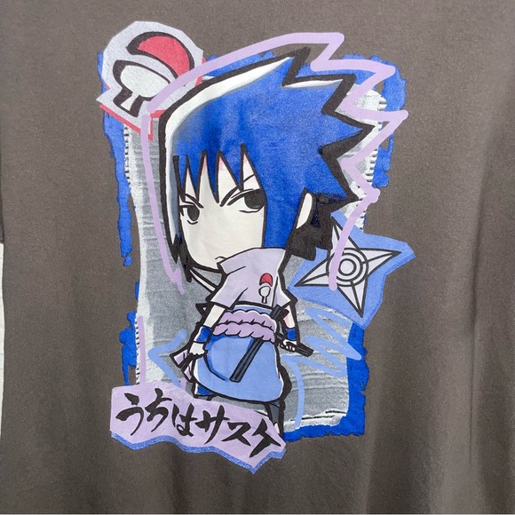 Sasuke Uchiha Naruto shirt sz:L - Picture 2 of 5
